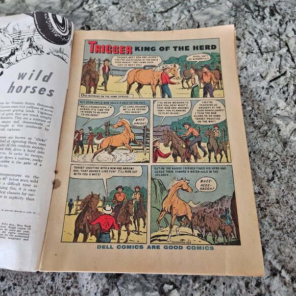 ROY ROGERS TRIGGER #16 DELL COMIC BOOK FROM MARCH - MAY, 1955 - Picture 4 of 10